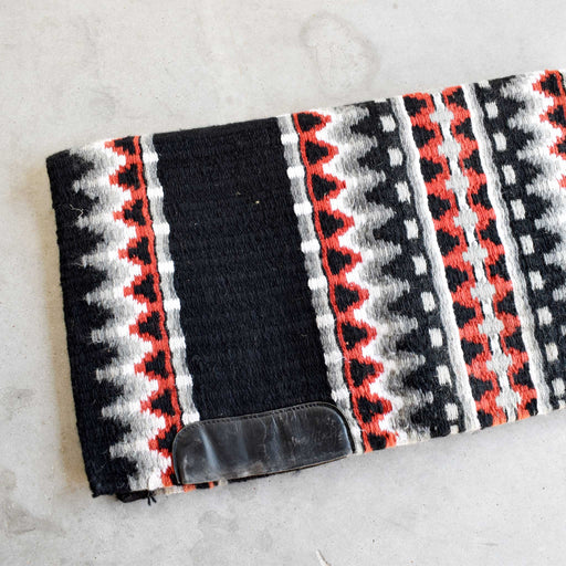 Used Geometric Saddle Pad with Wear Leathers Sale Barn Teskey's