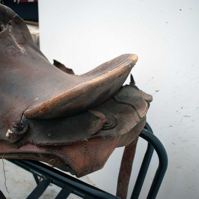 Used 16" Non-Rider Bronc Decor Only Saddle Sale Barn misc