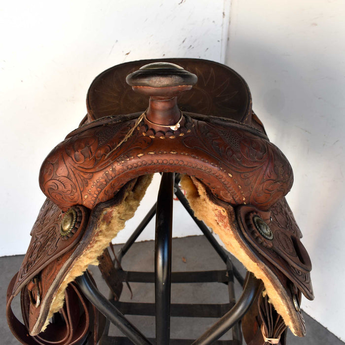 Used 15" Billy Cook Non-Rider Decor Only Saddle Sale Barn Billy Cook