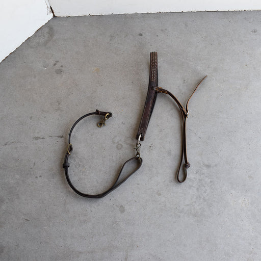 Used Dotted Heavy Oiled Noseband With Tie Down Sale Barn Teskey's