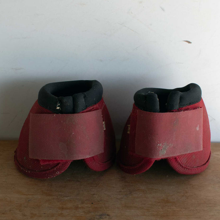 Used Classic Equine Medium Red Bell Boots Sale Barn Classic Equine