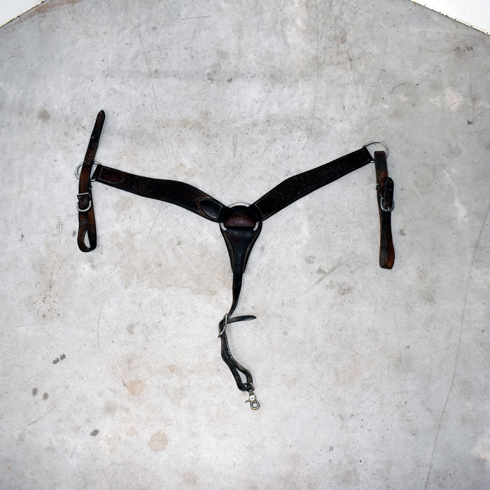 Used Teskey's Basket Stamped Breast Collar Sale Barn Teskey's