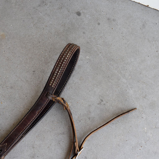 Used Dotted Heavy Oiled Noseband With Tie Down Sale Barn Teskey's
