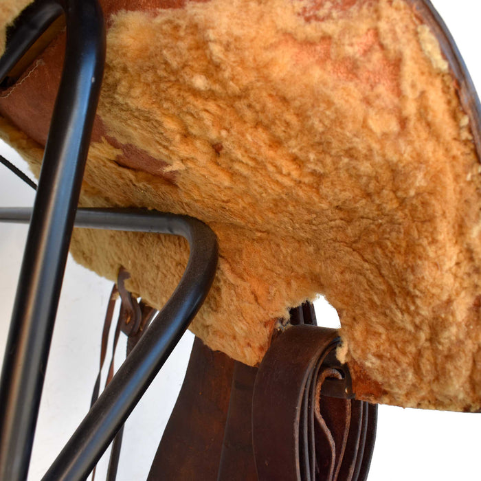 Used 15" Billy Cook Non-Rider Decor Only Saddle Sale Barn Billy Cook