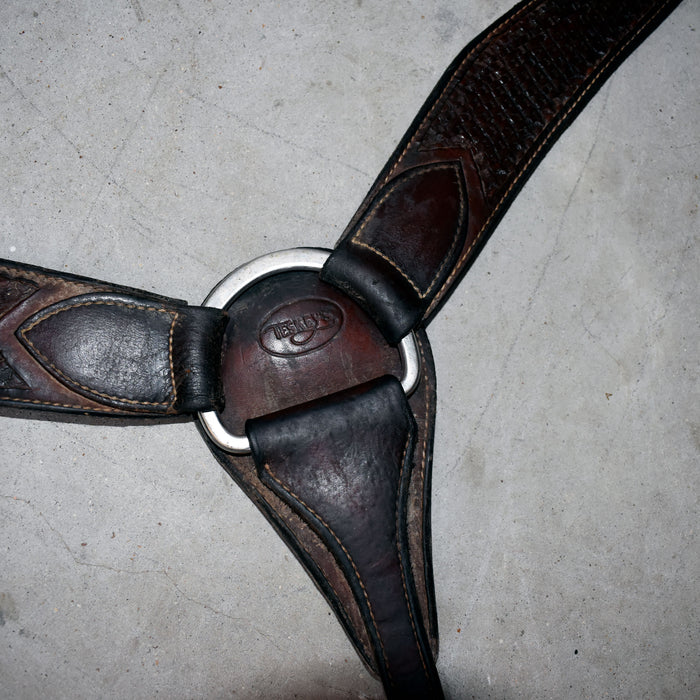 Used Teskey's Basket Stamped Breast Collar Sale Barn Teskey's