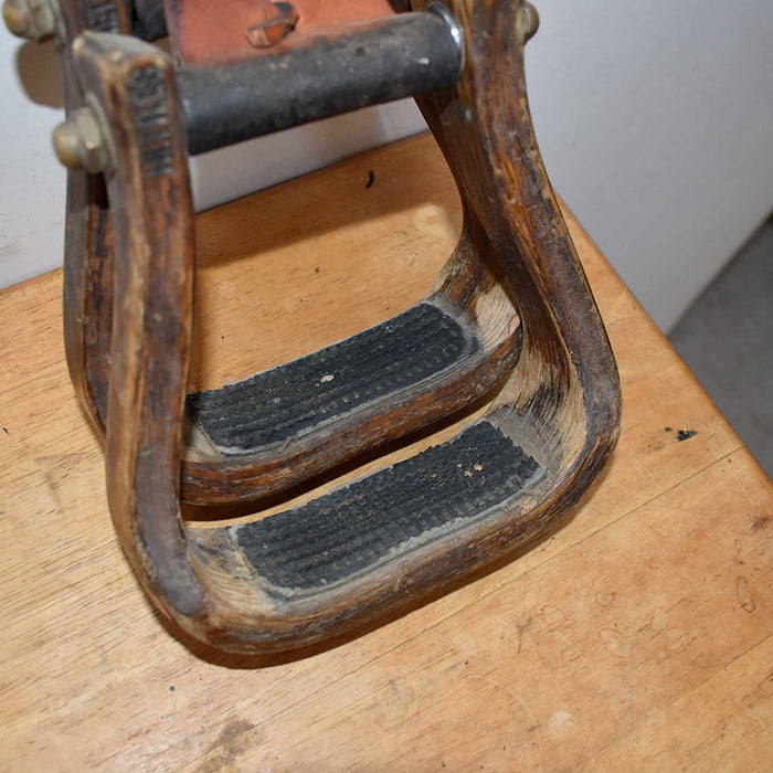Used Nettles Wooden Stirrups With Grips Sale Barn Nettles