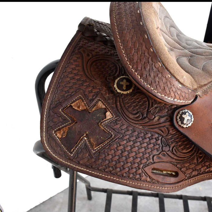 Used 11.5" Non Rider Decor Only Pony Saddle Sale Barn TESKEY'S