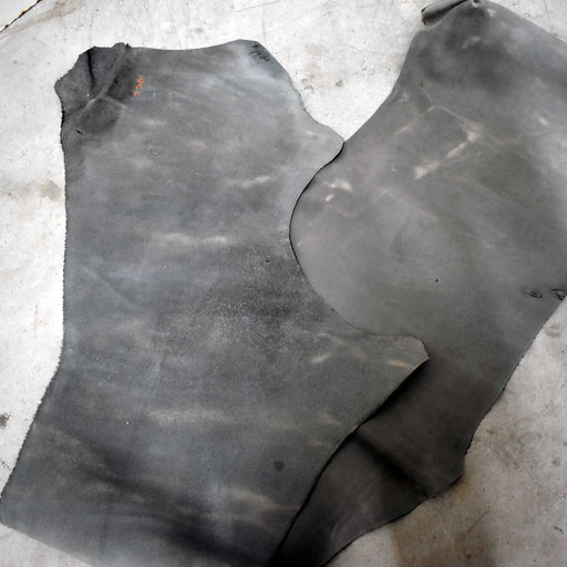 NEW Dusty Blue Buffed Leather Hide Sale Barn misc