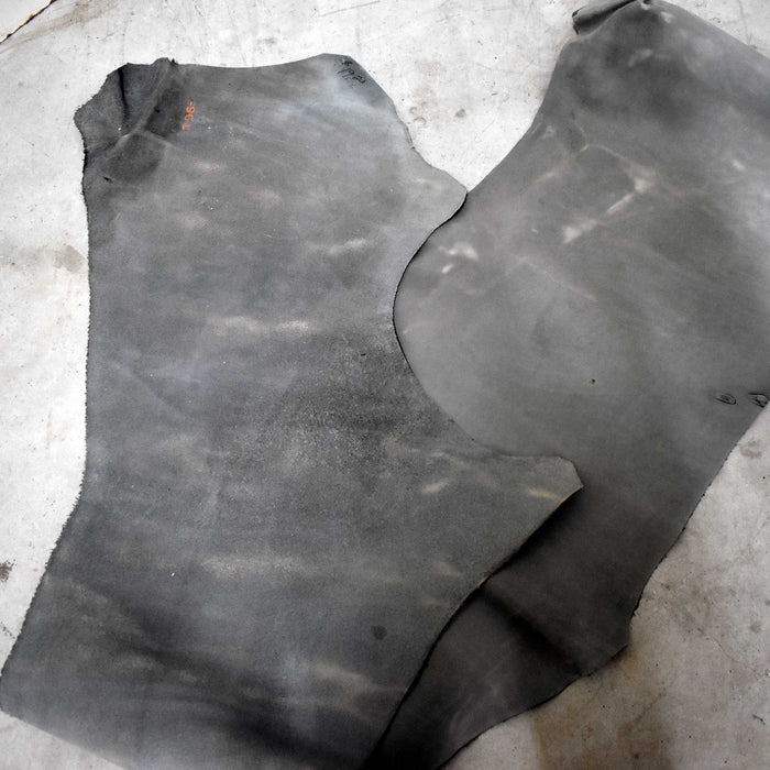 NEW Dusty Blue Buffed Leather Hide Sale Barn misc