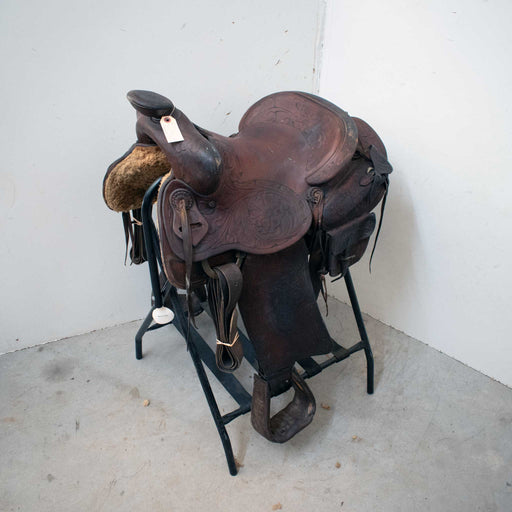 Used 15" Maddox Non-Rider Decor Only Saddle Sale Barn Maddox