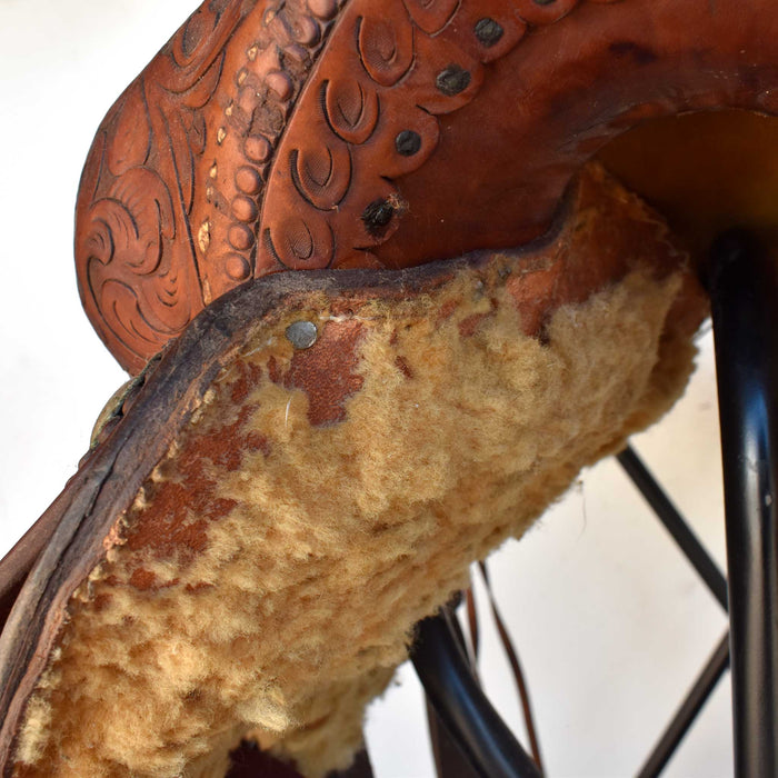 Used 15" Billy Cook Non-Rider Decor Only Saddle Sale Barn Billy Cook