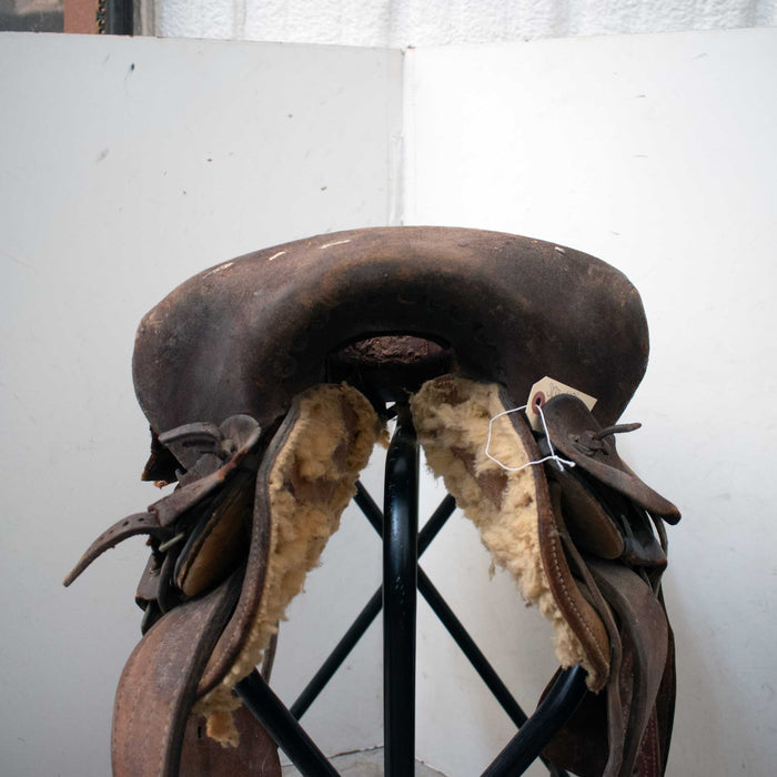 Used 16" Non-Rider Bronc Decor Only Saddle Sale Barn misc