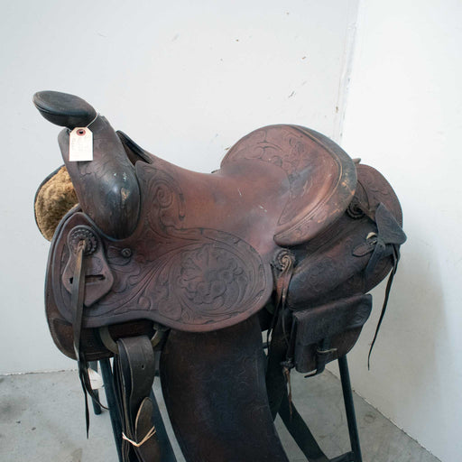 Used 15" Maddox Non-Rider Decor Only Saddle Sale Barn Maddox