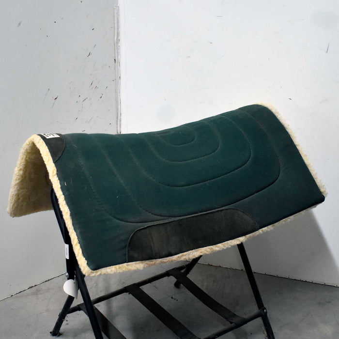 Used Green Diamond Wool Saddle Pad Sale Barn Diamond Wool