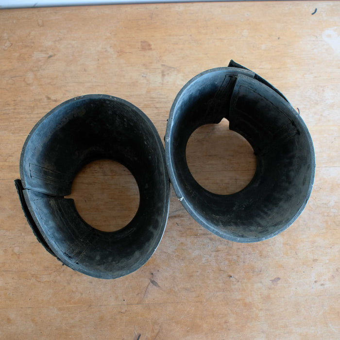 Used Medium Black Rubber Guard Bell Boots Sale Barn Misc
