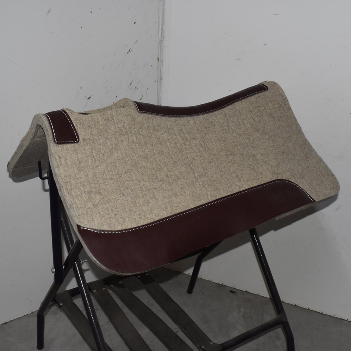 NEW Teskey's Tan Wool Barrel Saddle Pad
