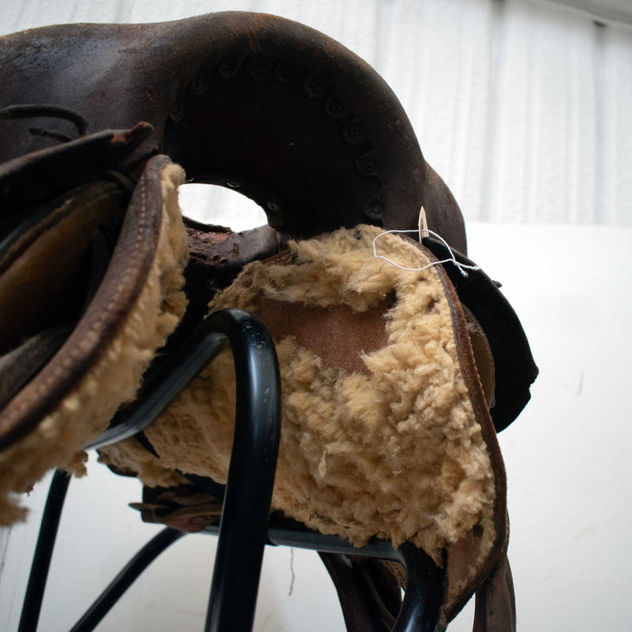 Used 16" Non-Rider Bronc Decor Only Saddle Sale Barn misc
