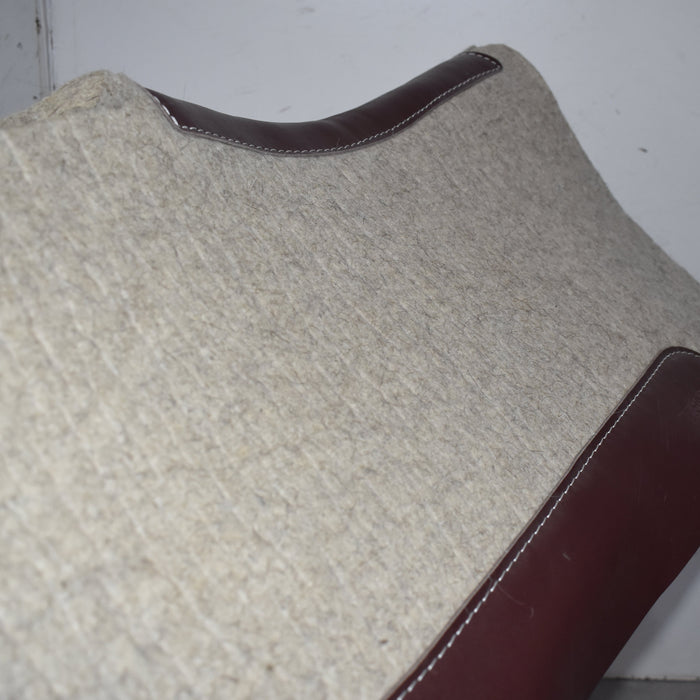 NEW Teskey's Tan Wool Barrel Saddle Pad