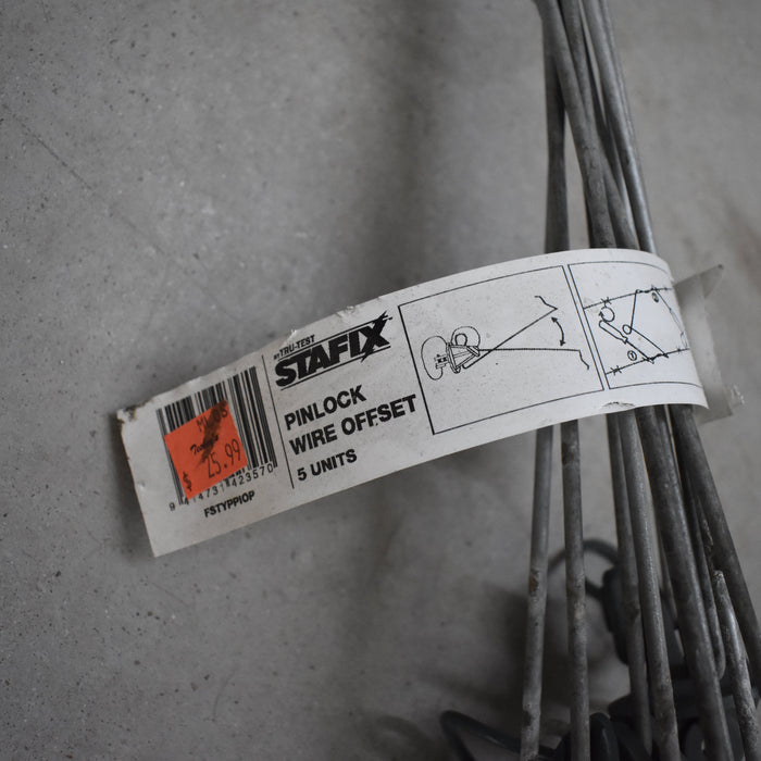 NEW Discontinued Staffix Pinlock Wire Offset 5pk Bundle Sale Barn Patriot