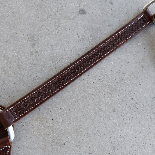 NEW Jeff Smith Geometric Tooled Breast Collar Sale Barn Jeff Smith