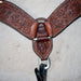 Used Jeff Smith Floral Tooled Breast Collar With White Stitching Sale Barn Jeff Smith