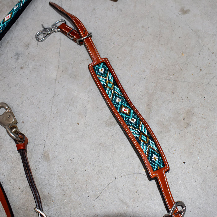 Like NEW Showman Breast Collar With One Ear Headstall Sale Barn Showman