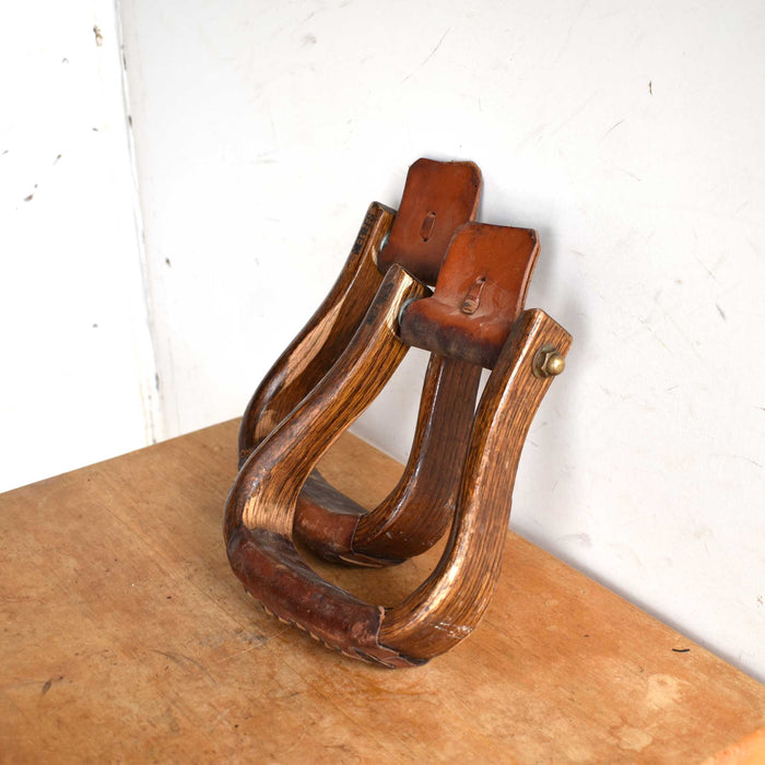 Used Nettles Premium Wooden Stirrups
