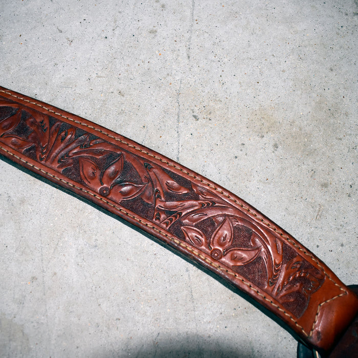Used Floral Tooled Breast Collar Sale Barn Misc