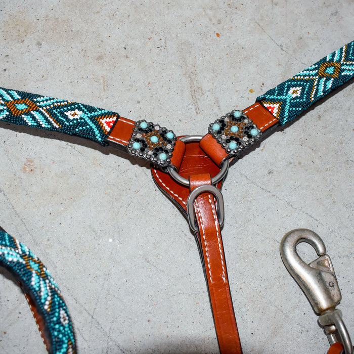 Like NEW Showman Breast Collar With One Ear Headstall Sale Barn Showman