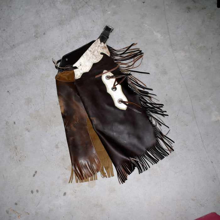 Used Brown Chinks With Cowhide Sale Barn MISC