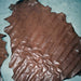 NEW Medium Brown Top Grain Leather Hide Pieces Set Of 2 Sale Barn misc