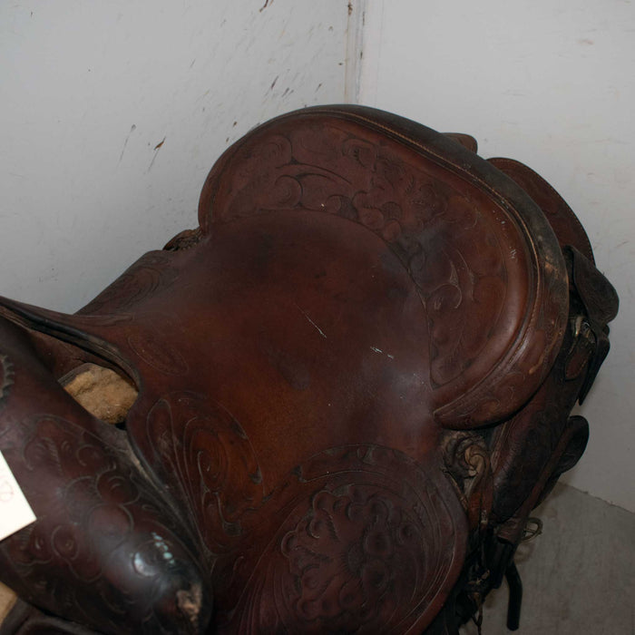 Used 15" Maddox Non-Rider Decor Only Saddle Sale Barn Maddox