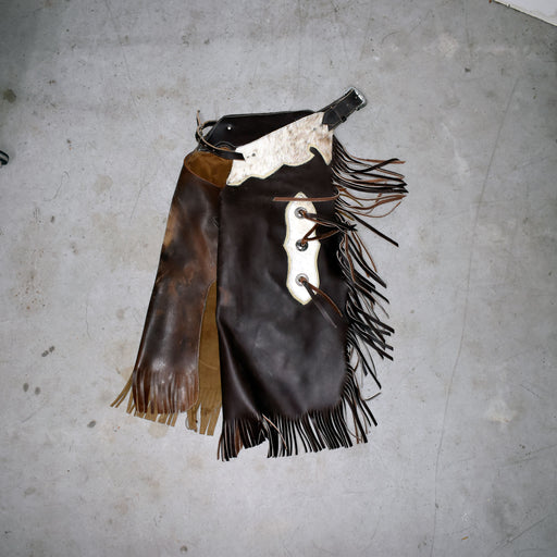 Used Brown Chinks With Cowhide Sale Barn MISC
