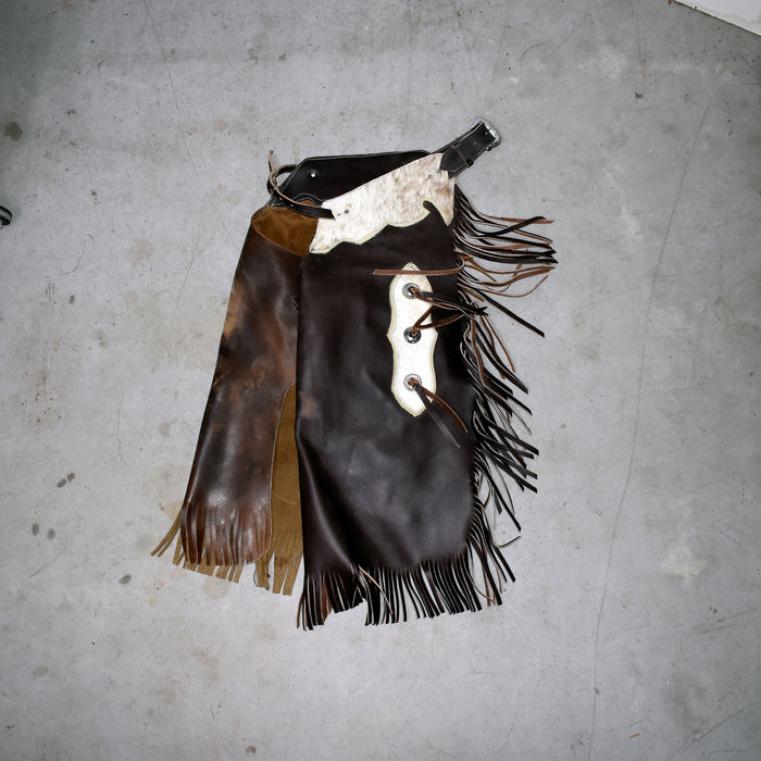 Used Brown Chinks With Cowhide Sale Barn MISC