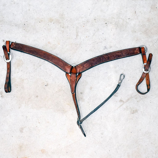 Used Floral Tooled Breast Collar Sale Barn Misc