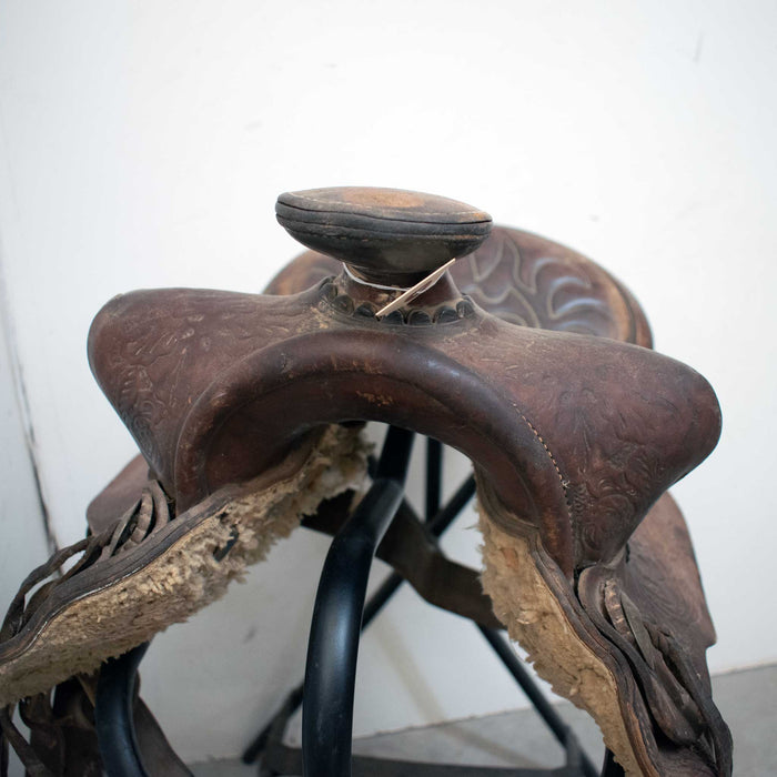 Used 15" Non-Rider Decor Only Saddle Sale Barn misc
