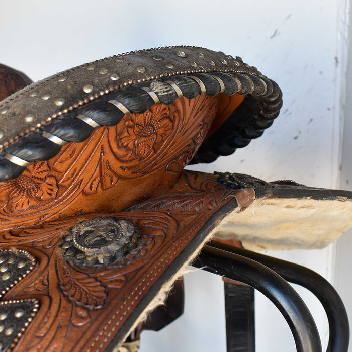 Used 15" Silver Royal Rider Saddle Sale Barn Silver Royal