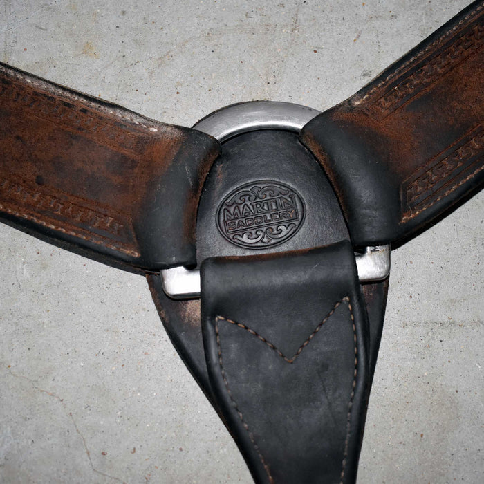 Used Martin Heavy Oiled Breast Collar Sale Barn Martin Saddlery