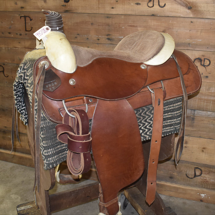 Used 17" Circle T Saddlery Rider Saddle Sale Barn Circle T Saddlery