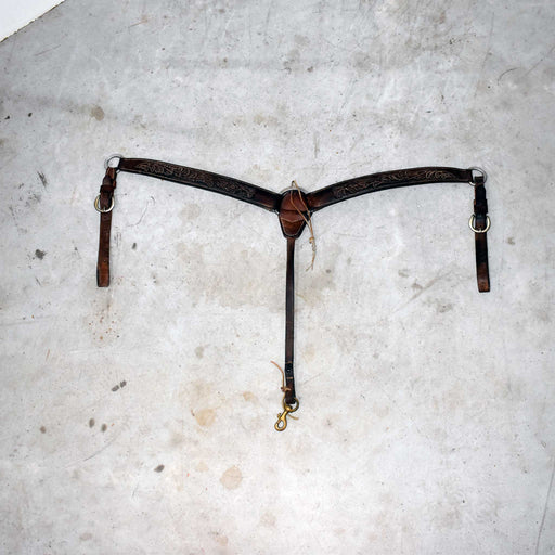 Used Floral Tooled Breast Collar Sale Barn misc
