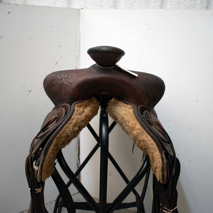 Used 15" Maddox Non-Rider Decor Only Saddle Sale Barn Maddox