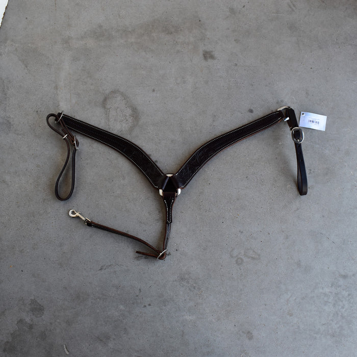 NEW Jeff Smith Floral Tooled Breast Collar Sale Barn Jeff Smith