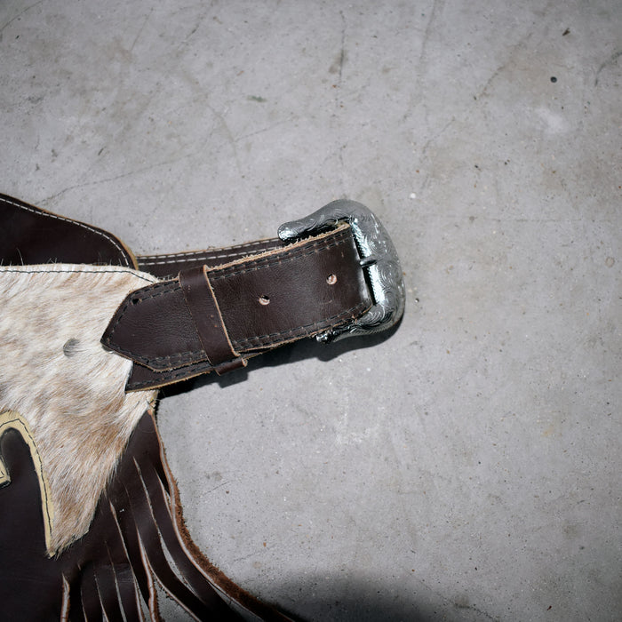 Used Brown Chinks With Cowhide Sale Barn MISC