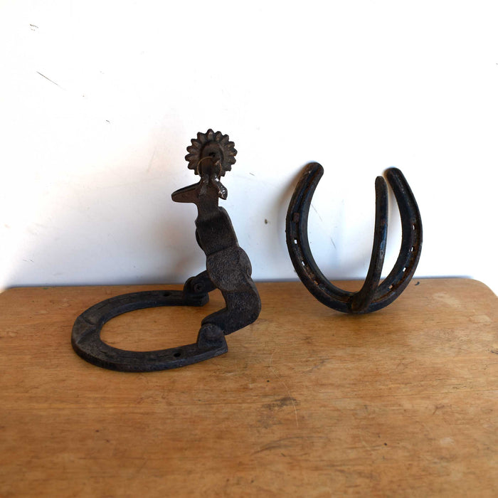 Used Assorted Door Knocker and Coat / Bridle Hook