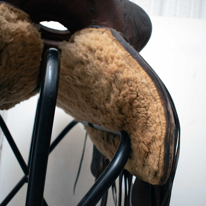 Used 15" Maddox Non-Rider Decor Only Saddle Sale Barn Maddox