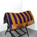 Used Purple With Yellow Striped Saddle Blanket Sale Barn Misc