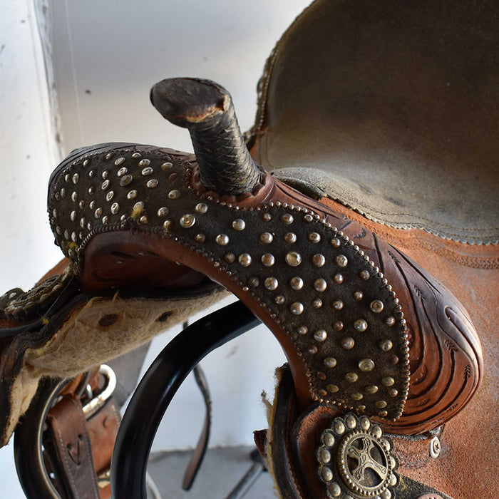 Used 15" Silver Royal Rider Saddle Sale Barn Silver Royal