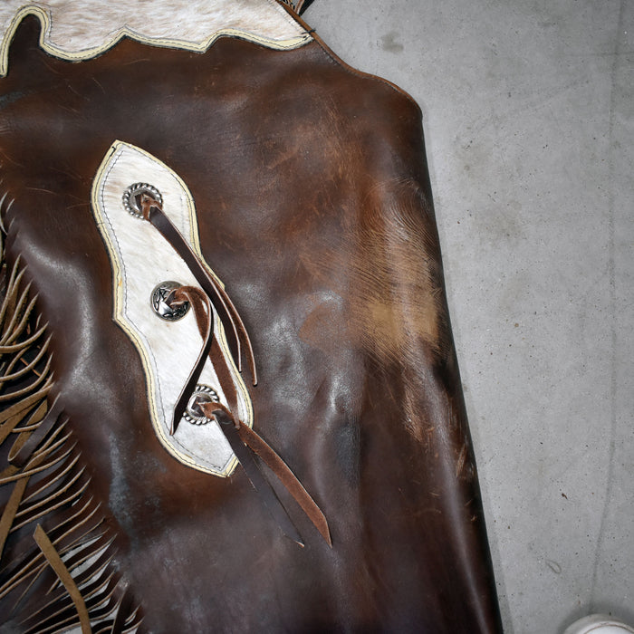 Used Brown Chinks With Cowhide Sale Barn MISC