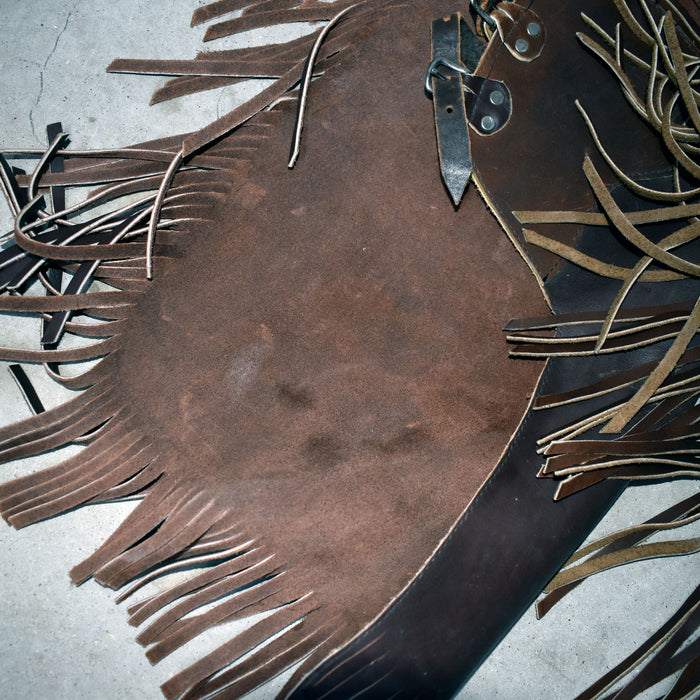 Used Brown Chinks With Cowhide Sale Barn MISC