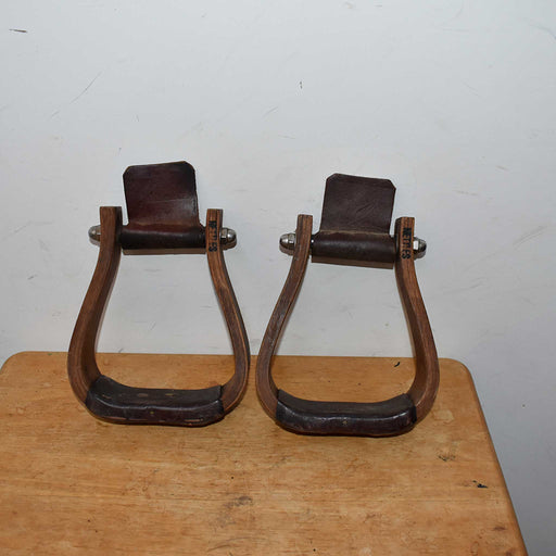 Used Nettles Wooden Stirrups Sale Barn Nettles